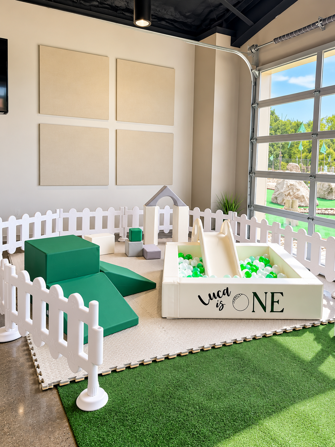 Classic soft play space